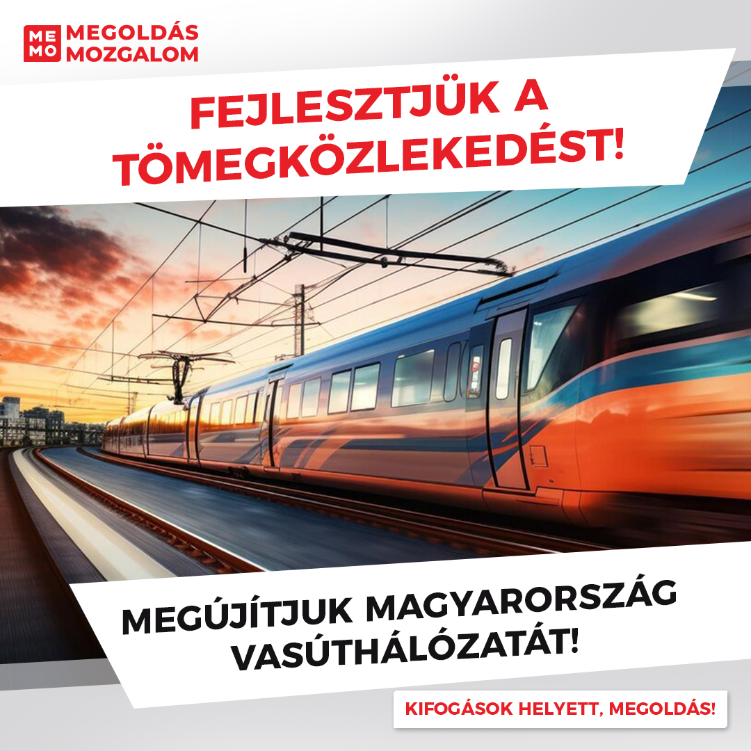 We are improving public transportation! We are modernizing Hungary's railway network!