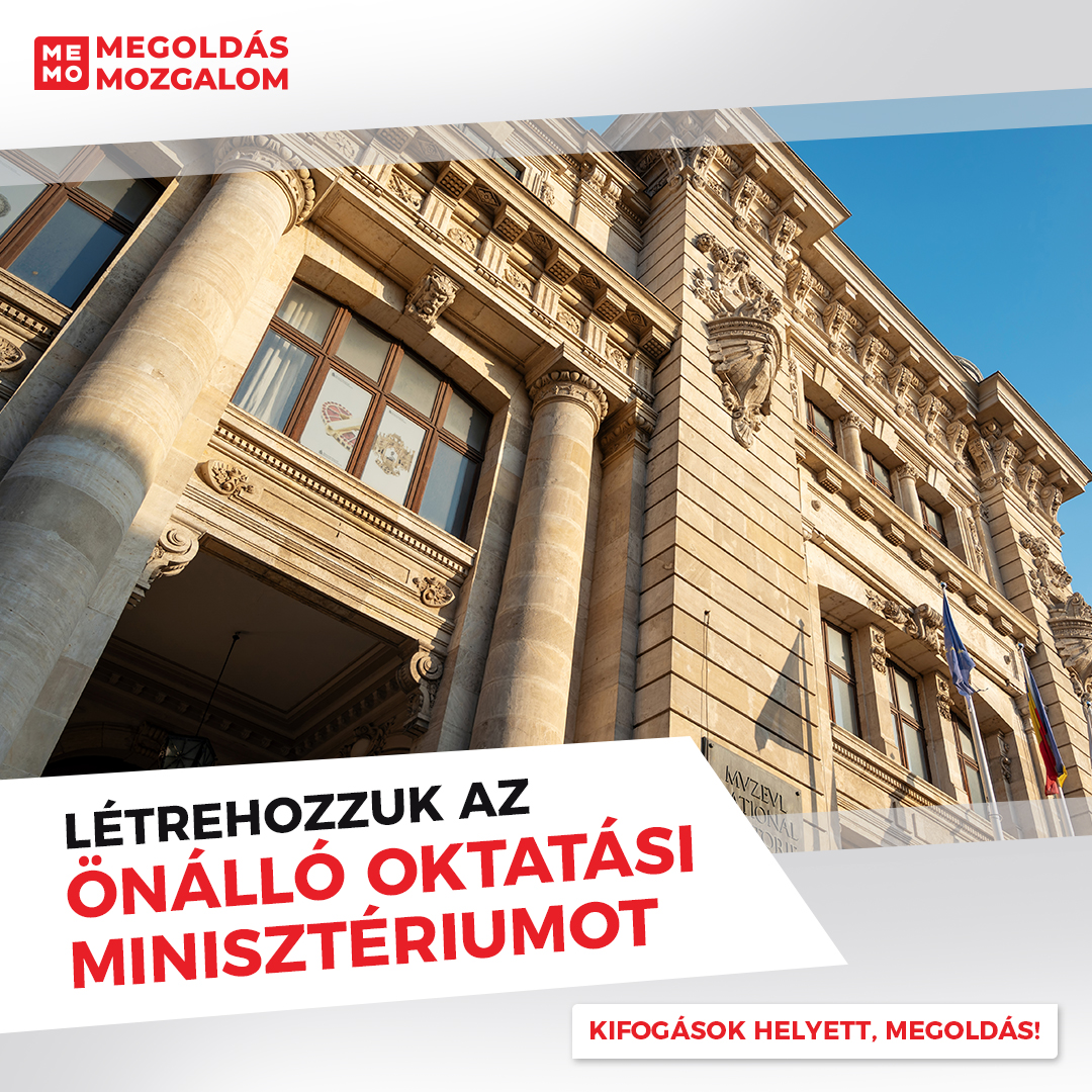 Létrehozzuk az Önálló Oktatási Minisztériumot!