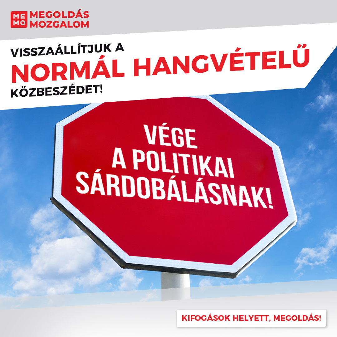 Visszaállítjuk a normál hangvételű közbeszédet!